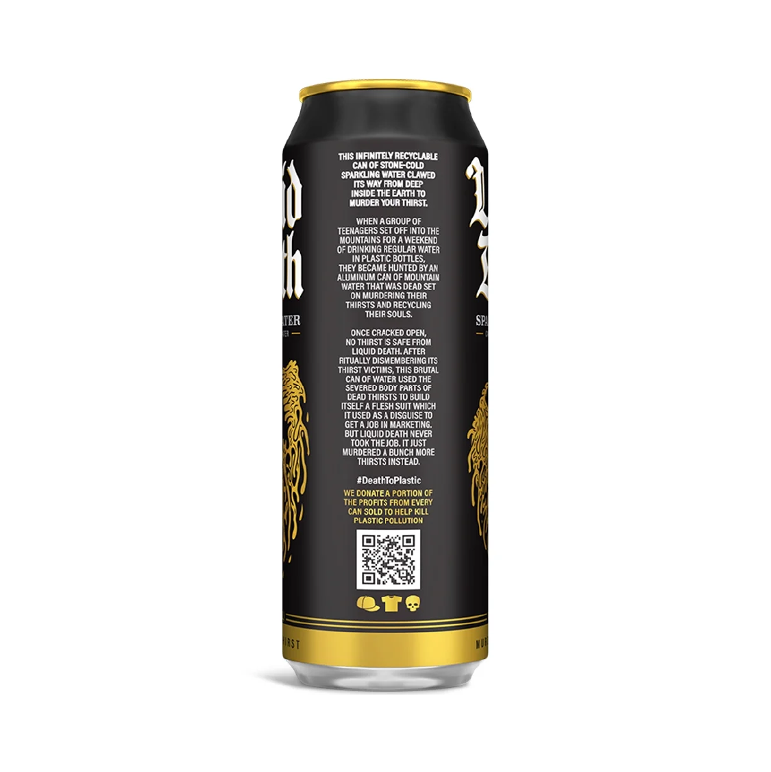 Liquid Death Sparkling Mountain Water – 568 mL