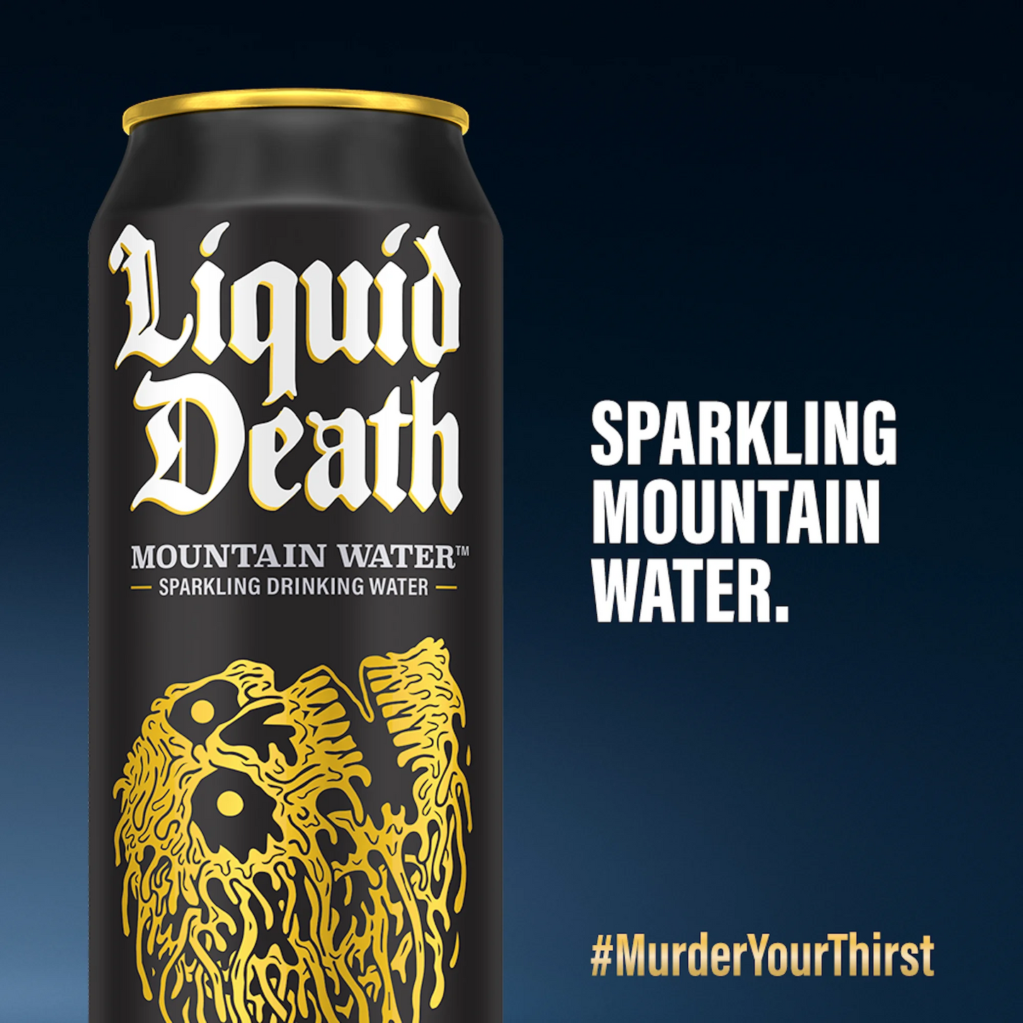 Liquid Death Sparkling Mountain Water – 568 mL