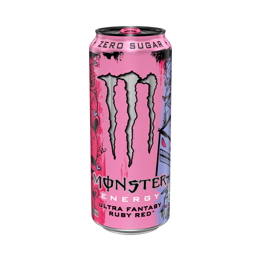 Monster Energy Ultra Fantasy Ruby Red, Sugar Free Energy Drink – 473 mL