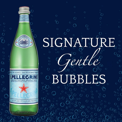 S.Pellegrino Sparkling Natural Mineral Water – 750 mL