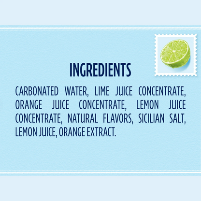 San Pellegrino CIAO Lime Flavored Sparkling Water – 330 mL