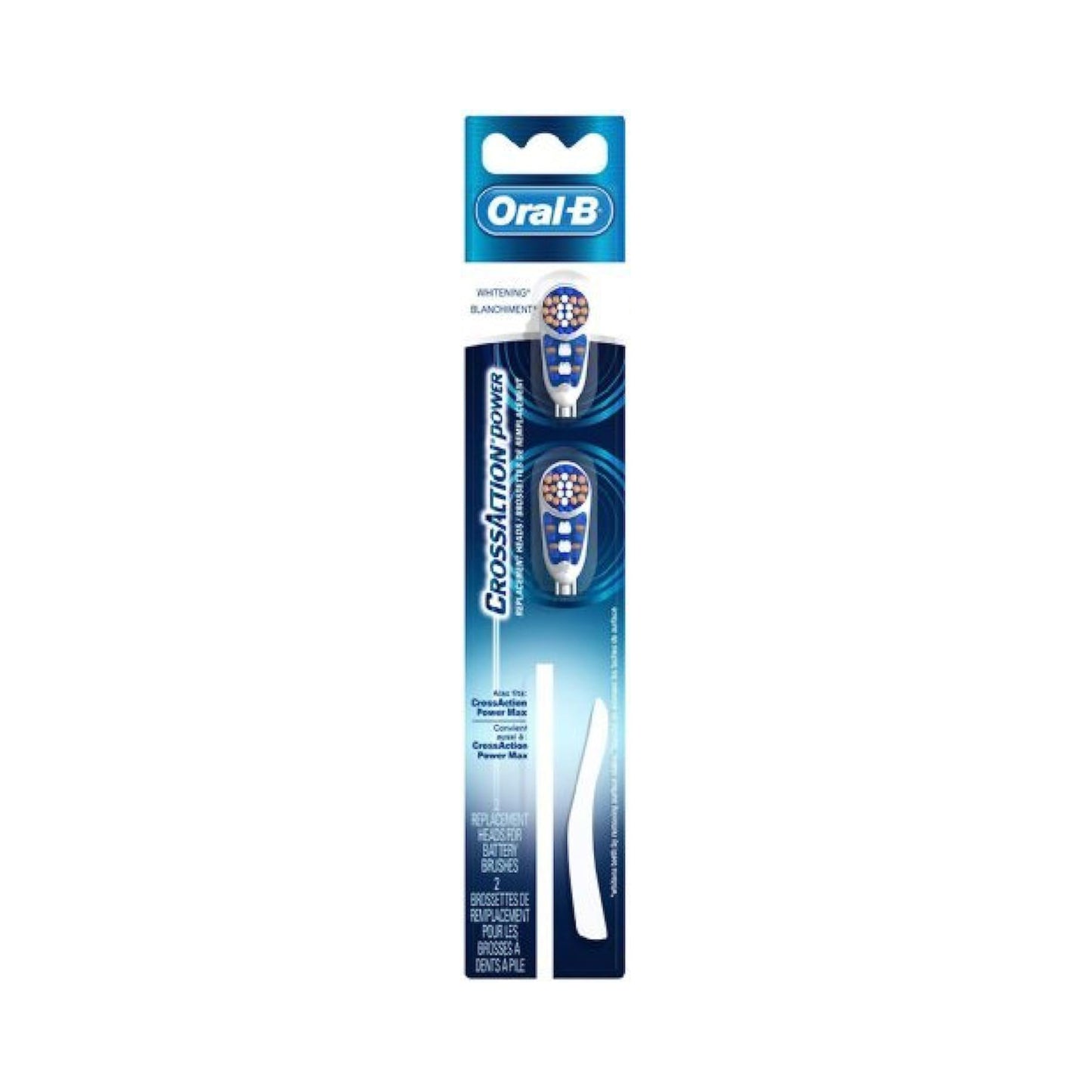 Oral-B Toothbrush 3D Head Replacement for 3D white Action – 2 ct