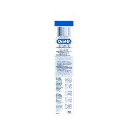 Oral-B Toothbrush 3D Head Replacement for 3D white Action – 2 ct
