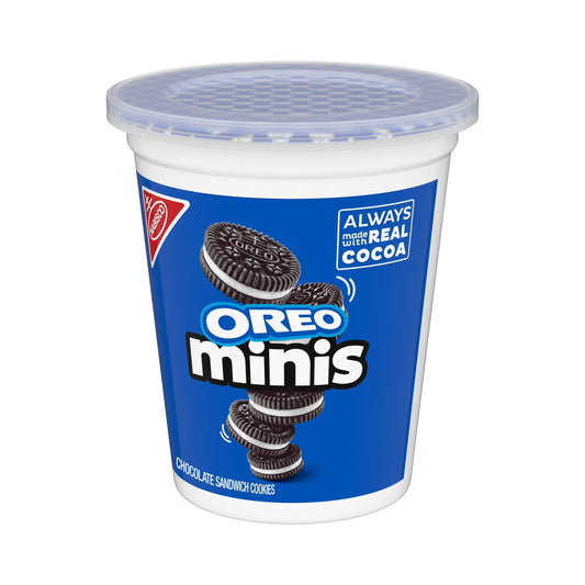 Oreo Minis Chocolate Sandwich Cookies Snack Cups – 99 g (3.5 oz)
