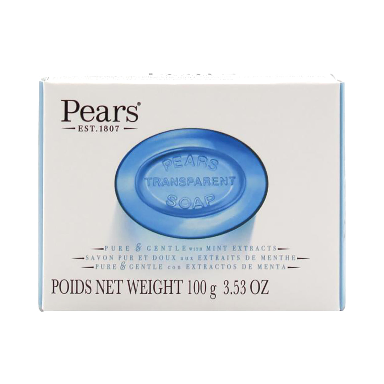 Pears Bar Soap with Mint Extract – 100 g