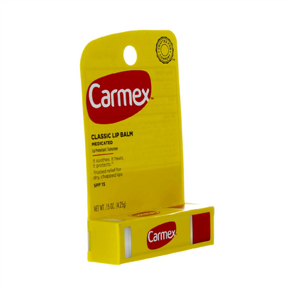 Carmex Classic Medicated Lip Balm Stick – SPF15, 4.25 g