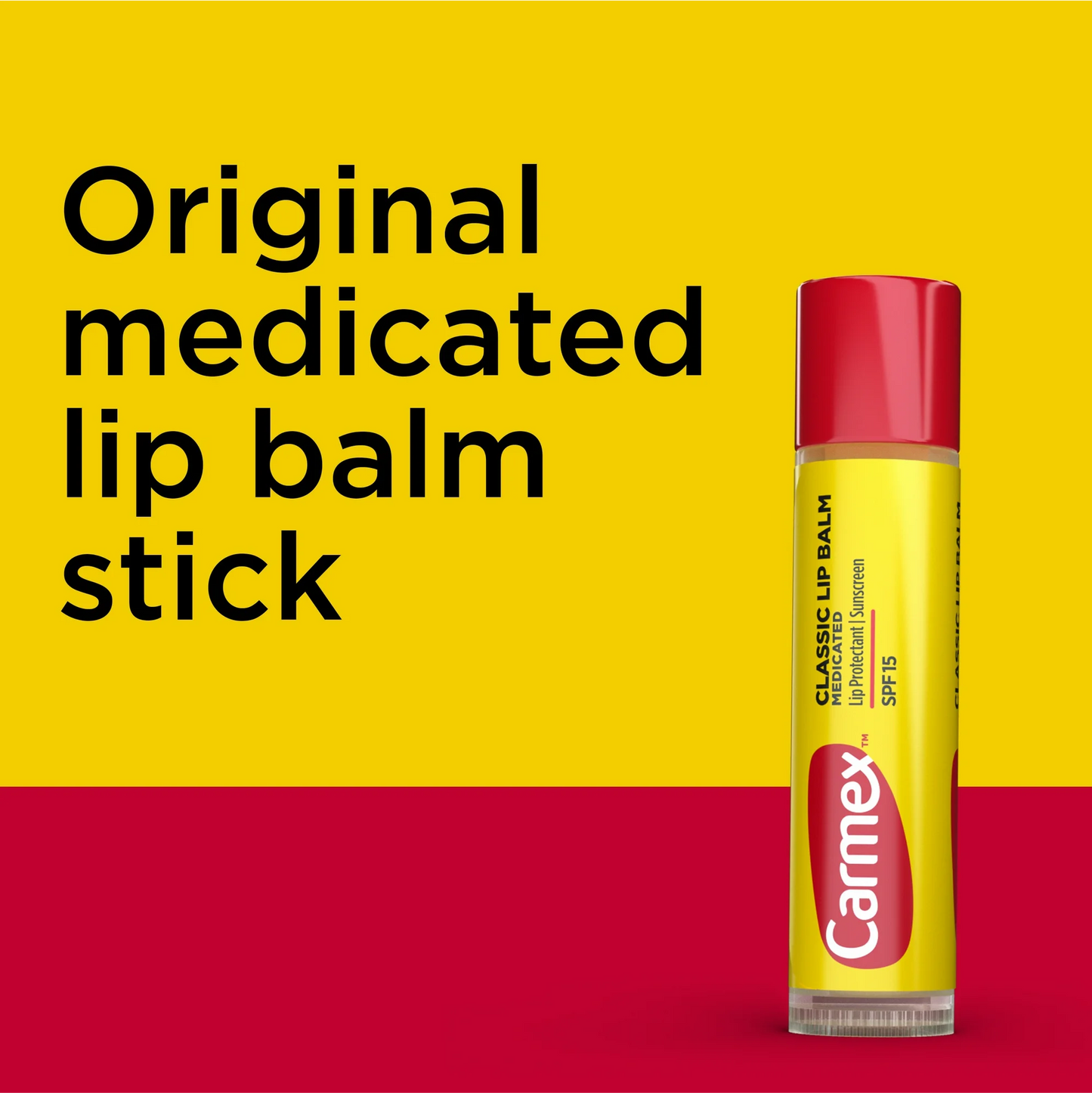 Carmex Classic Medicated Lip Balm Stick – SPF15, 4.25 g