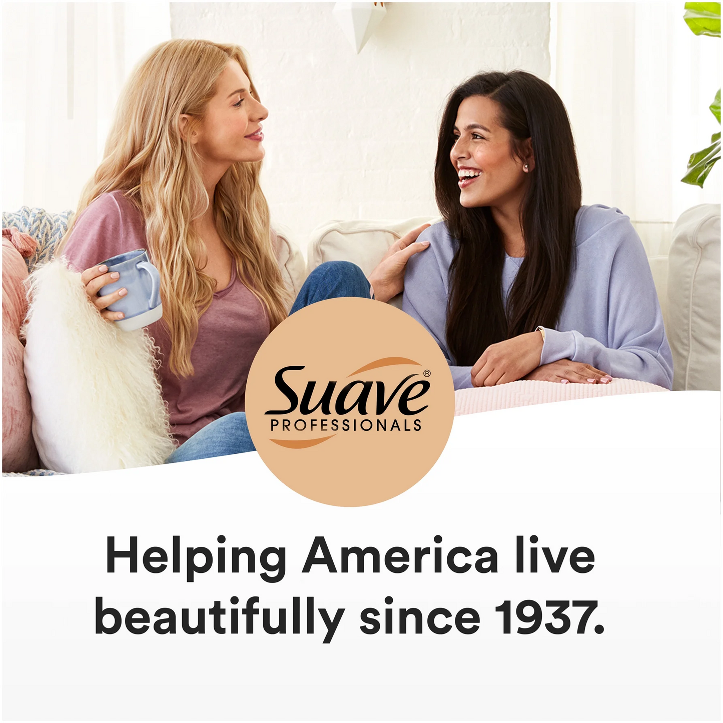 Suave Professionals Frizz Control Conditioner, Ultra Sleek & Smooth - 373 mL