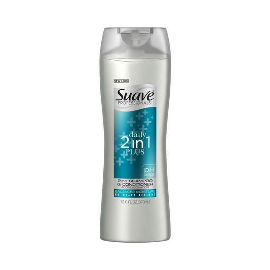 Suave Professionals 2-in-1 Daily Plus Shampoo & Conditioner - 373 mL