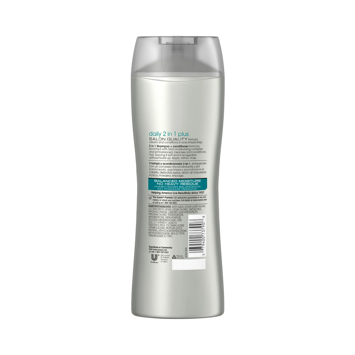Suave Professionals 2-in-1 Daily Plus Shampoo & Conditioner - 373 mL