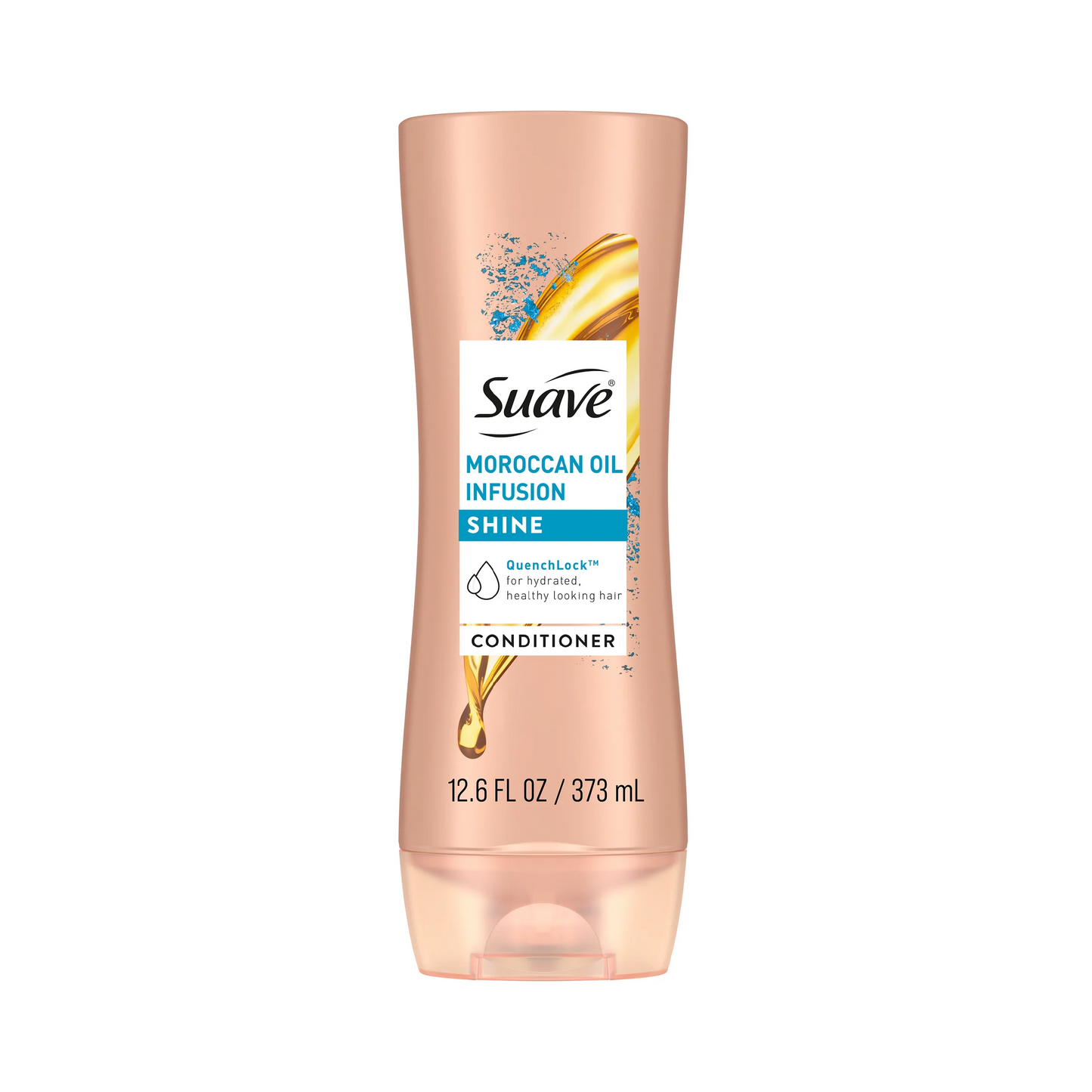 Suave Shine Conditioner, Moroccan Oil Infusion - 373 mL