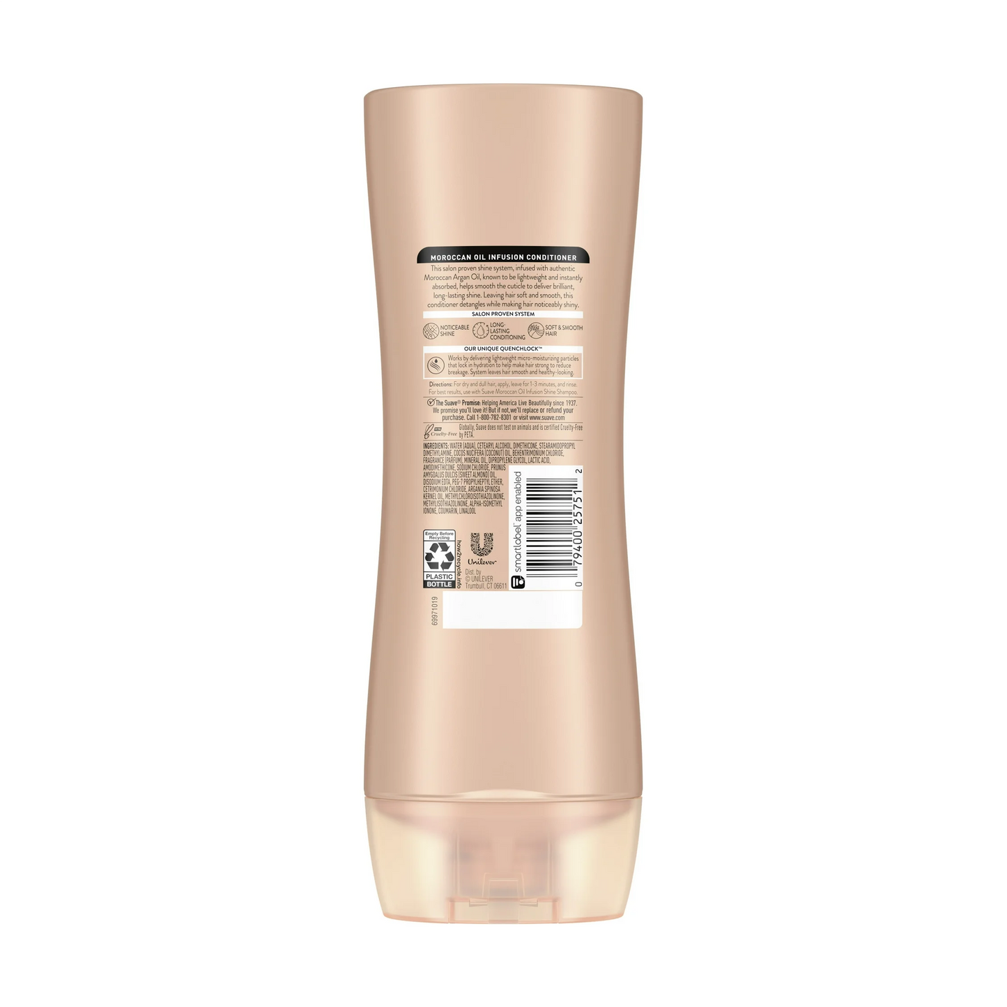 Suave Shine Conditioner, Moroccan Oil Infusion - 373 mL