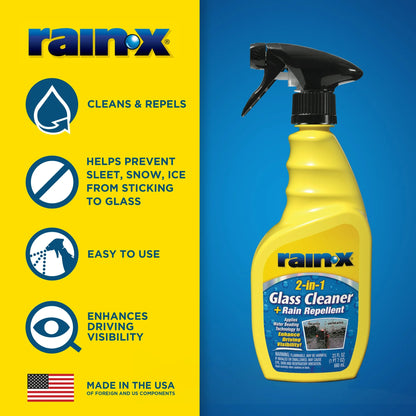 RainX 2in1 Glass Cleaner+Rain Repellent – 680 mL