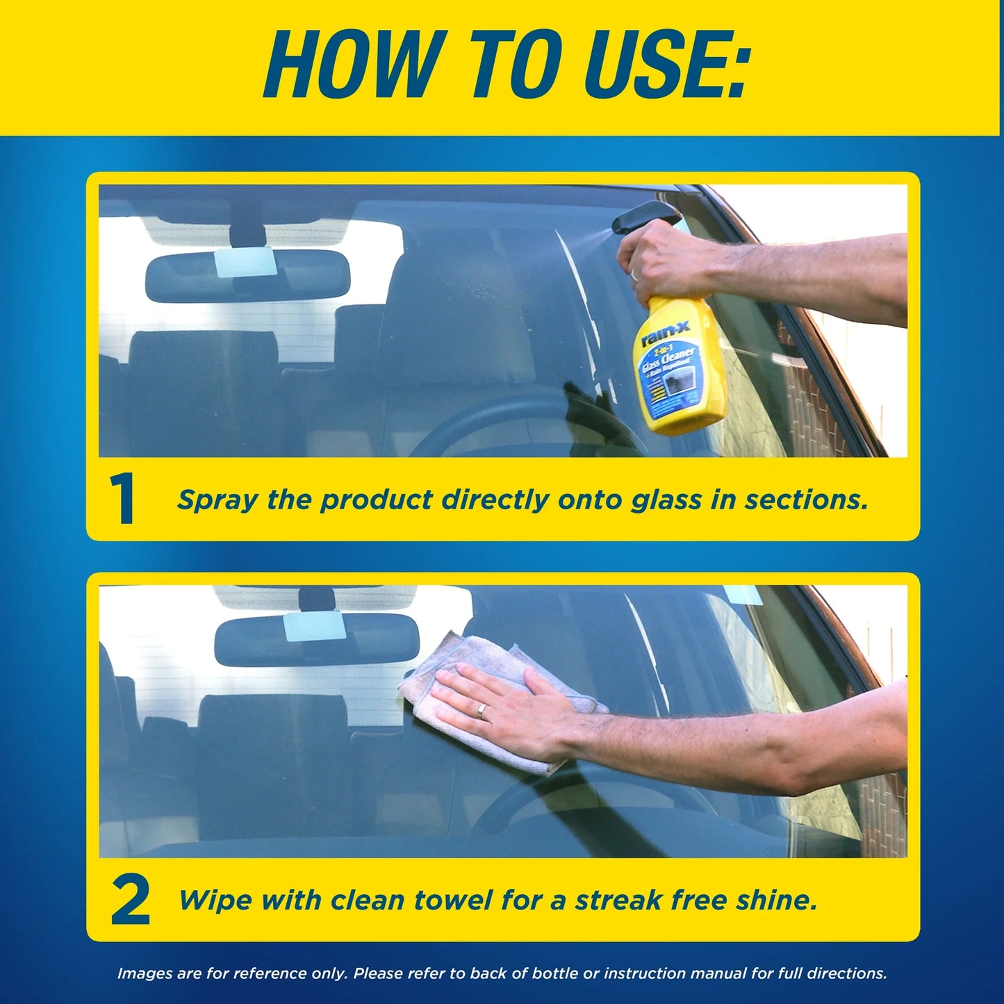 RainX 2in1 Glass Cleaner+Rain Repellent – 680 mL