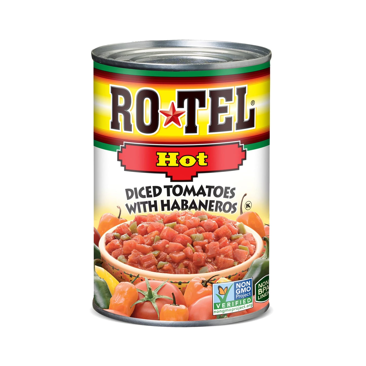 Rotel Hot Diced Tomatoes With Habaneros – 10 oz