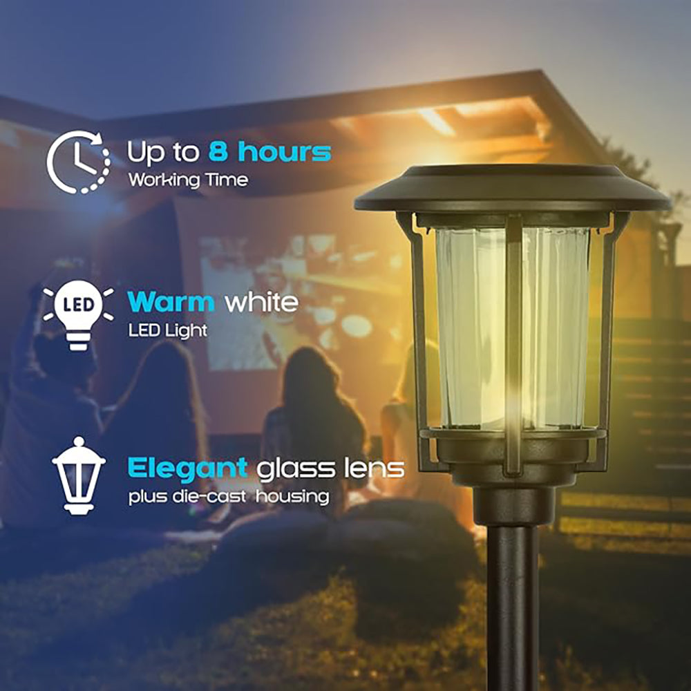 SmartYard Solar Led Pathway Lights – 6 pk
