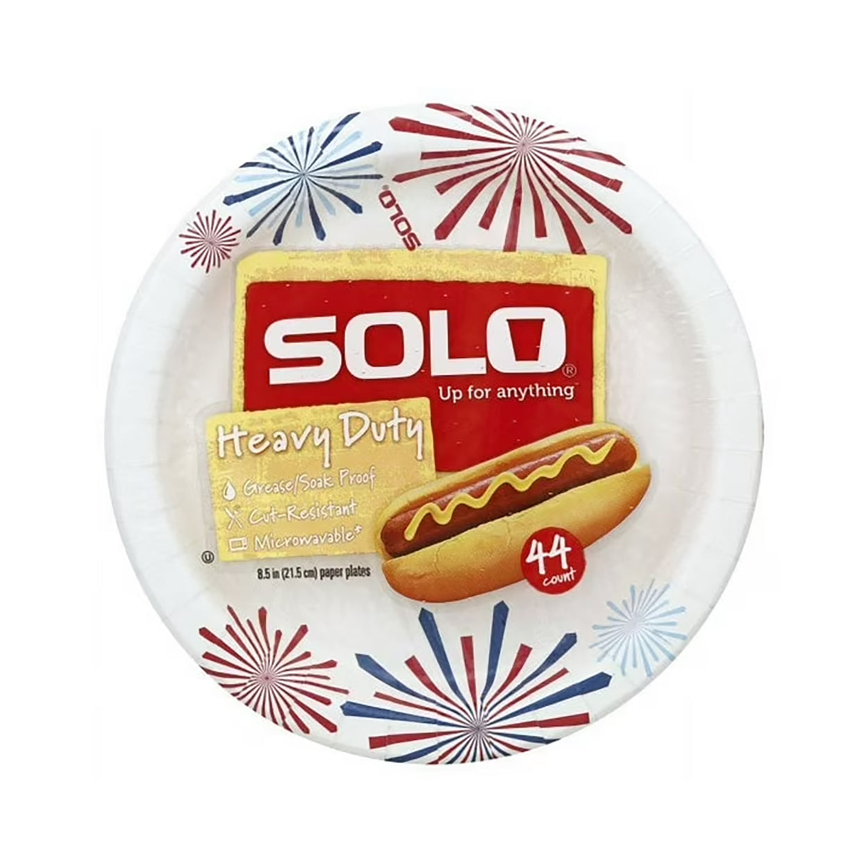 Solo Heavy Duty 21.5cm Paper Plate – 44 ct