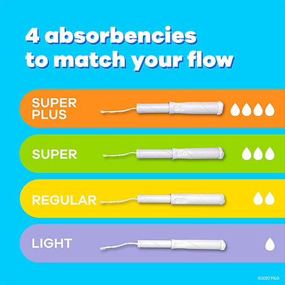 Tampax Super Cardboard Applicator – 10pc