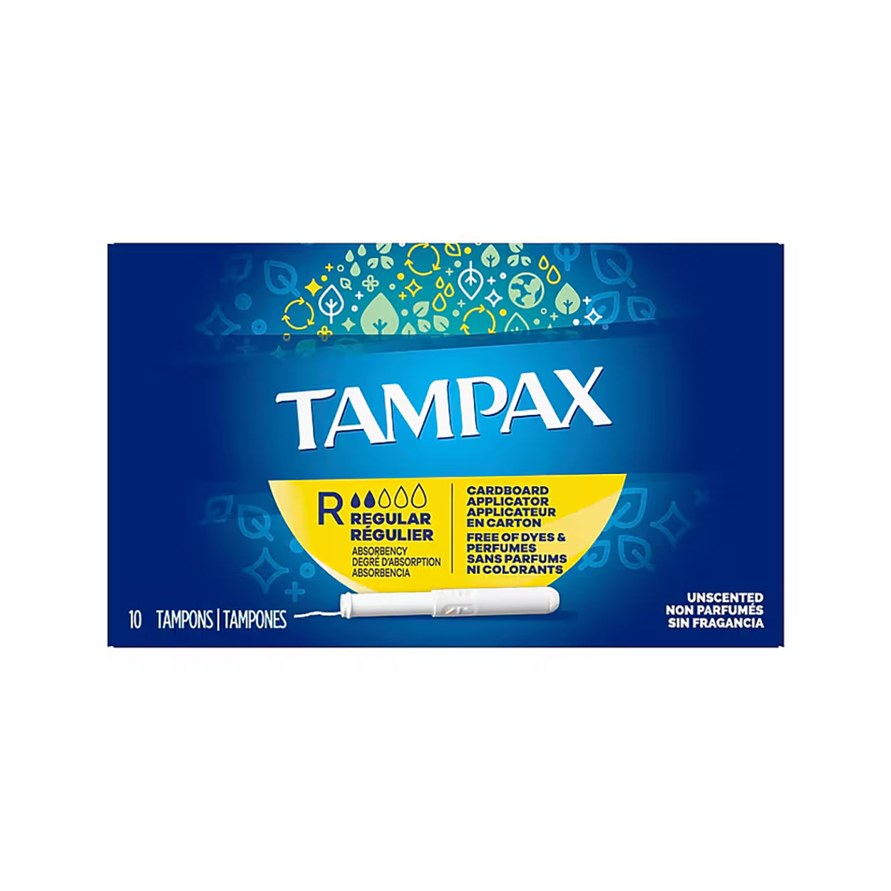 Tampax Regular Cardboard Applicator – 10 pc