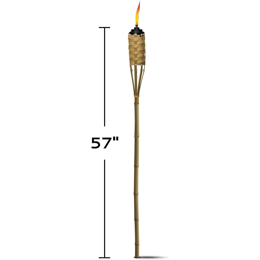 TIKI Bamboo Garden Torch – 144 cm (57 in)