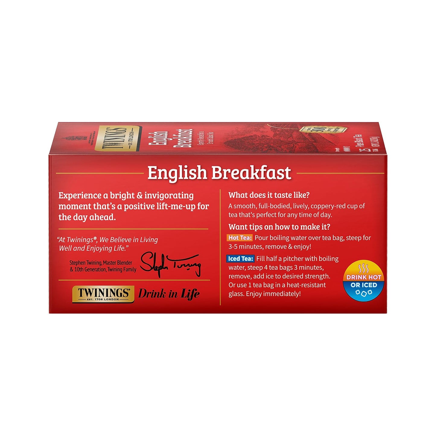 Twinings English Breakfast Tea – 25 ct