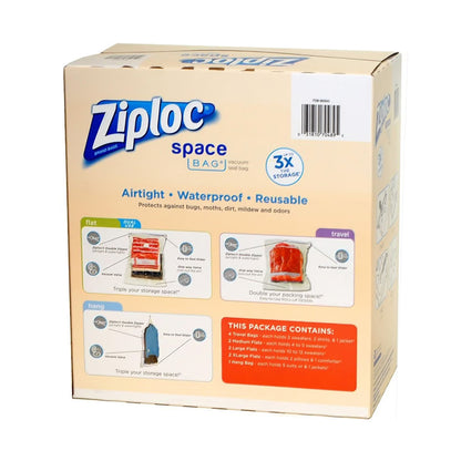 Ziploc Space Bag Vacuum Sea Bags – 12 variety pack
