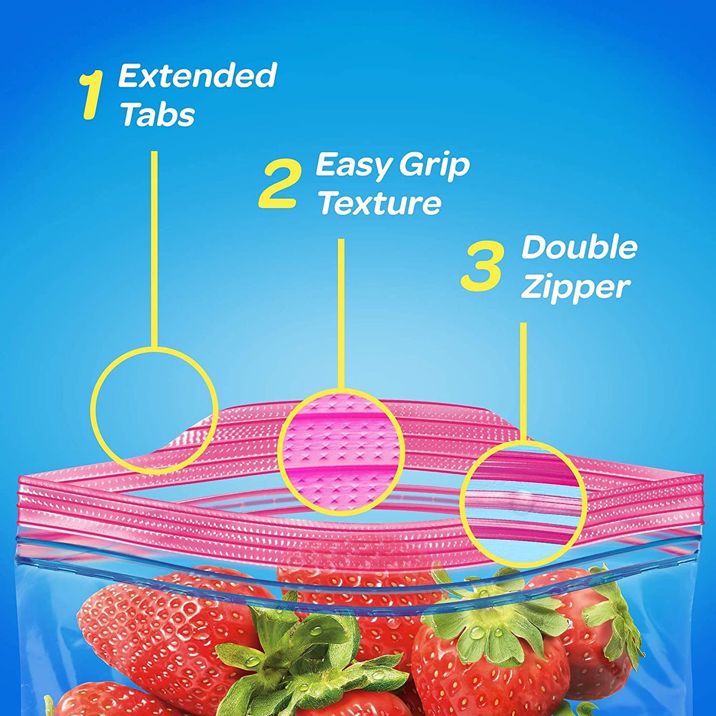 Ziploc Grip n Seal Gal Storage – 52 bags