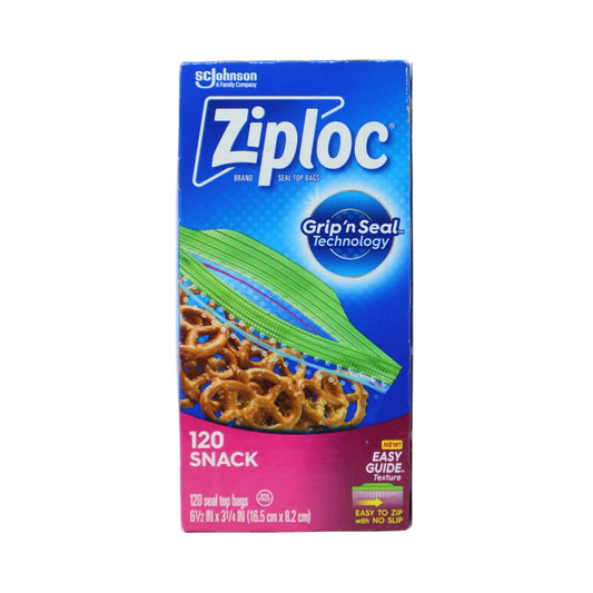 Ziploc Grip n Seal Snack Bags – 120 ct