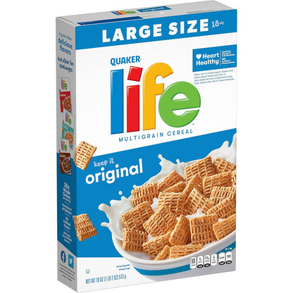 Quaker Life Mutigrain Cereal-Original 513g(18oz)