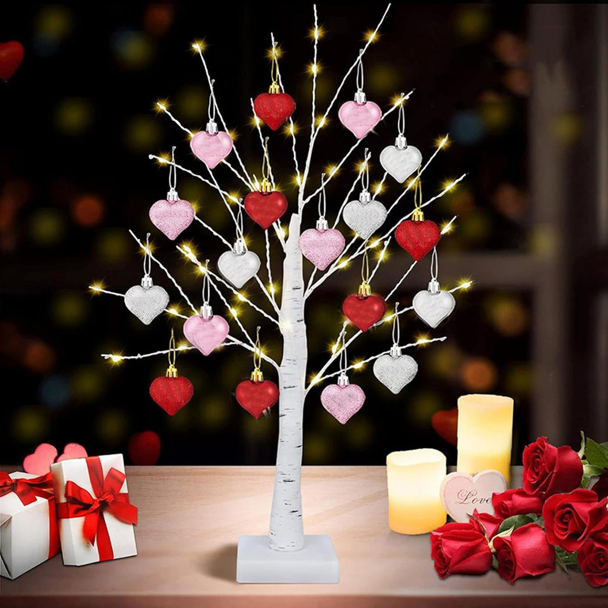 24 inches Decorations Lighted Tree