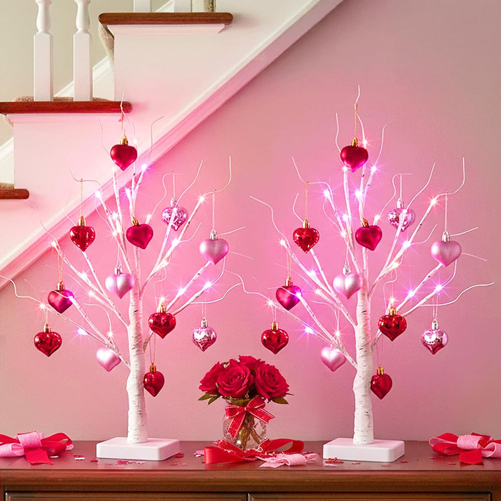 Decor Lighted Birch Tree